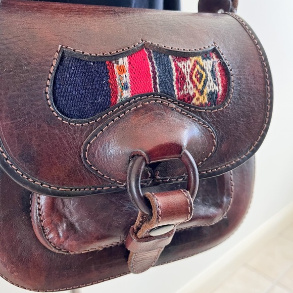 Bags Artisan Boho Leather Crossbody Bag Poshmark
